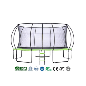Trampoline extérieur Zoshine Premium Purple avec filet <span class=keywords><strong>de</strong></span> sécurité intérieur et barres en fibre <span class=keywords><strong>de</strong></span> verre, <span class=keywords><strong>lit</strong></span> <span class=keywords><strong>de</strong></span> saut <span class=keywords><strong>de</strong></span> 6 à 16 pieds - Product Image 2