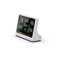 Analyseur d'air portable professionnel avec mesure de la température, de l'humidité, de l'AQI et service OEM ODM, CO2, PM2.5, PM10, TVOC, HCHO