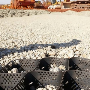 Geocell dốc bảo vệ sỏi ổn định đường lái xe geocell mặt đất Lưới HDPE geocells cho xây dựng đường rejilla Grava Camino - Product Image 2