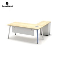 Escritorio Ejecutivo con Estructura de Acero para Espacio de Trabajo, Muebles de Oficina Modernos de Alta Gama SpaceUnited