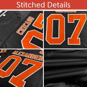 Maillot de football américain classique personnalisé maille respirante sublimation maillot d'équipe de football de rue manches courtes Techniques imprimées - Product Image 5