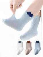 Nouveau-né Grip Chaussettes Respirant Maille Coton Sans Couture Mi-Crew Toe Mignon Chat Robe Antidérapante pour Nourrissons 0-3 Ans Sportif pour L'été