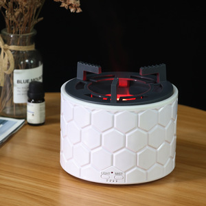 Difusor de aceites esenciales JCSY, humidificador USB de 0,5 l con grano de madera, luz y control de niebla para uso en el hogar y la oficina - Product Image 2