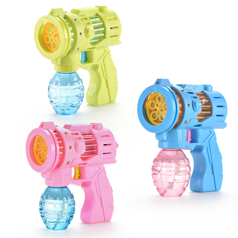 Новый дизайн, Большая Электрическая пузырьковая пушка гэтлин, игрушки для лета, детская игрушка с музыкой и светом