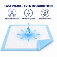 Vente en gros usine de draps absorbants jetables pour chiens, avec base anti-fuite à drainage rapide et noyau à forte absorption, pour la cage et l'entretien des sols