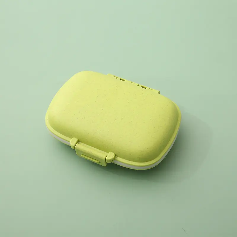 Portable Pocket Pill Box 8 Compartments weekly 7 Days Pill Box Medicine Case Dispenser Storage Container