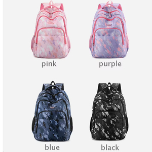 Mochila Escolar para Primaria, Bolsas para Libros Infantiles, Gran Venta, para Niñas de 12 Años, Gran Capacidad, Rosa, Morado, Azul - Product Image 5