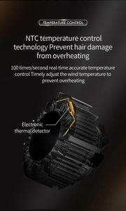 เครื่องเป่าลมแบบมืออาชีพความเร็วสูง120000RPM BLDC แบบไร้แปรงถ่านเสียงเบา500ล้านไอออน - Product Image 3
