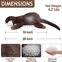 Vente en gros de jouets en peluche animaux ultra doux personnalisés, oreillers bébé ornithoryphes, jouets apaisants
