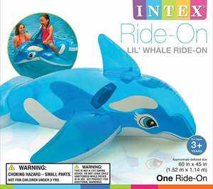Flotador <span class=keywords><strong>Inflable</strong></span> <span class=keywords><strong>INTEX</strong></span> 58523 LIL' WHALE, <span class=keywords><strong>Ballena</strong></span> Azul para Piscina, Material de PVC, Personalizable para Uso en Interiores/Exteriores - Product Image 5