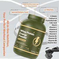 Formule personnalisée en gros, protéine de lactosérum isolée à 100 % de haute qualité et à haute teneur en protéines, certifiée GMP, pour la musculation