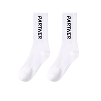 Chaussettes de sport en tube à logo personnalisé OEKO Tex100, jacquard, respirantes, anti-humidité, couleur unie, vente en gros
