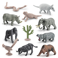Lelewu simulation faune modèle orignal grizzly ours caméléon éléphant décoration
