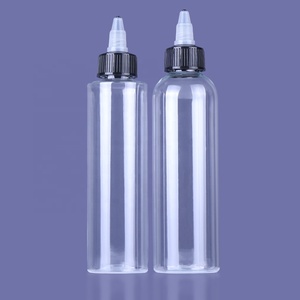 Pet Gel lỏng keo lớp phủ ép đùn tip ống nhỏ giọt sinh thái thân thiện mỹ phẩm pcr tóc dầu trong suốt chai nhựa với Twist cap - Product Image 5