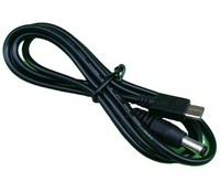 USB 3.1 Typ C bis DC 5,5x2,5mm Verlängerung kabel mit PVC-Mantel und Folien abschirmung für Kameras und Computer