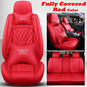 Coprisedili <span class=keywords><strong>Auto</strong></span> Universali in Pelle di Lusso a Prezzo Conveniente, Design Elegante <span class=keywords><strong>per</strong></span> Signore - Product Image 4