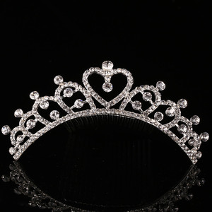 ที่คาดผมคริสตัล Mp436มงกุฎนางงามพลอยเทียมมงกุฎออกงานพรอมเจ้าหญิงงานแต่งงานสำหรับสาวสวย - Product Image 6
