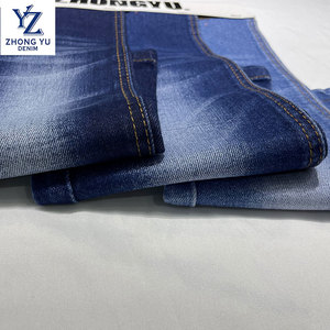 Presa di fabbrica traspirante Jeans in saia tessuto Denim-cotone Spandex poliestere Rayon <span class=keywords><strong>indaco</strong></span> tessuto elasticizzato per ragazzi e ragazze - Product Image 1