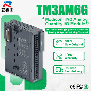 Module IO analogique Schneider d'origine, neuf, série Modicon TM3, 4 entrées, 2 sorties, TM3AM6G, contrôleur logique programmable (PLC). - Product Image 1
