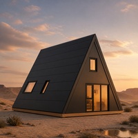 Maison A-Frame Modulaire Exécutive S780 pour Logement de Vacances, Hébergement Commercial, Support de Fabrication et Entreprises de Travaux