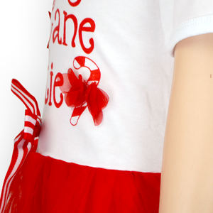 Customization Christmas <b>Candy</b> <b>Cane</b> Infant Girl Clothing Ballet Tutu Dress Beautiful Ballet Skirts Dancewear - Product Image 2