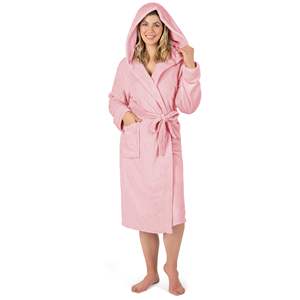 Custom Embroidered Robes <strong>Women</strong> Robes Plush Fleece Hooded Bathrobe Thick Nightgown with Pockets <strong>Fluffy</strong> <strong>Pyjamas</strong> <strong>Women</strong> Sleepwear - Product Image 2