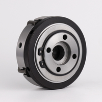 SANOU K02-63 Mini mandrin de tour à bois autocentrant à 4 mors en acier massif de 63 mm avec précision de 0,05 mm