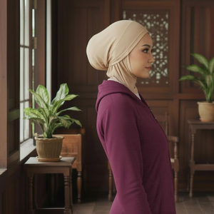 Conjunto de Sudadera Deportiva Casual Musulmana de Otoño, Tejido de Punto Transpirable, Diseño Modesto, OEM Personalizado, Venta al Por Mayor de Fábrica - Product Image 3