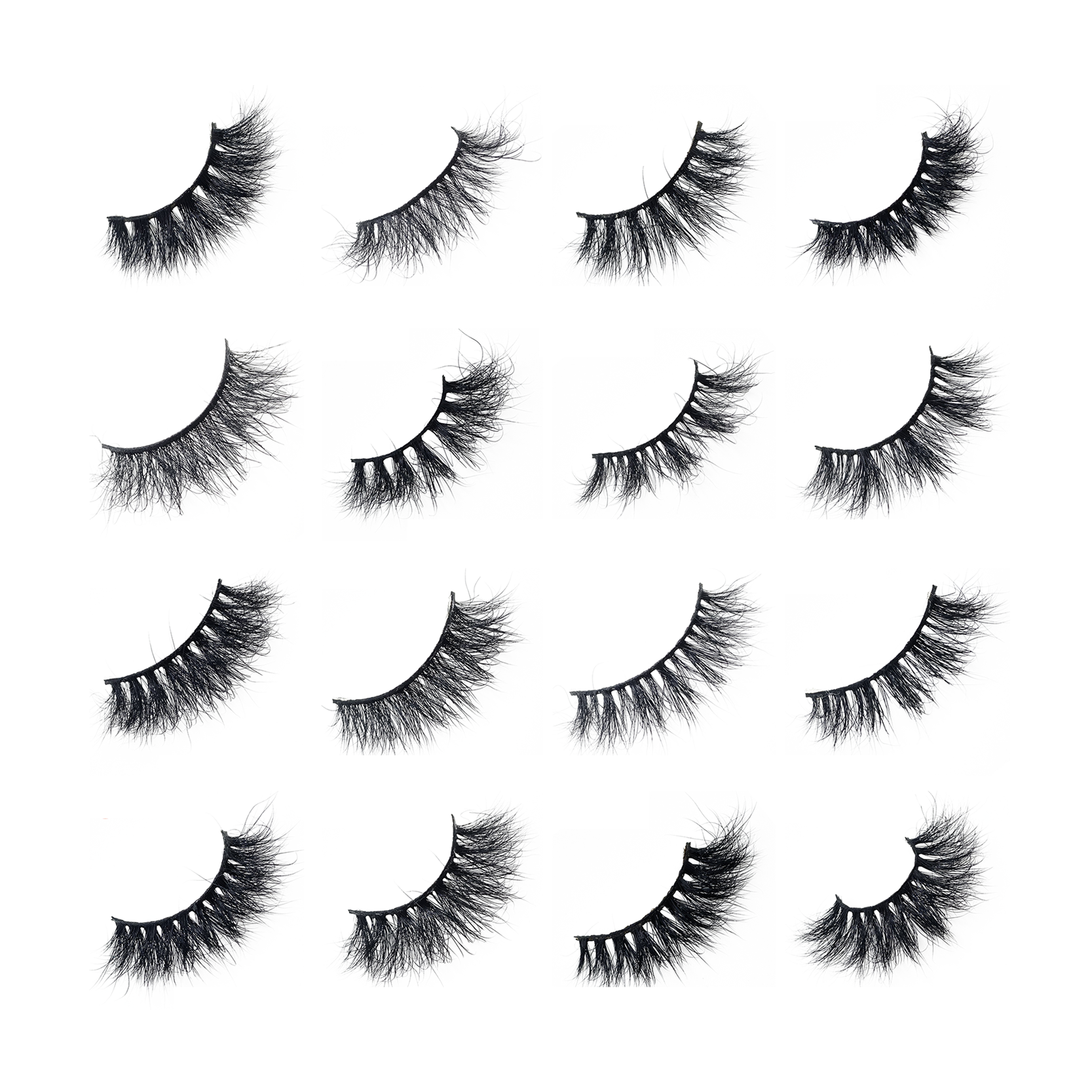 Настраиваемые Оптовые Пользовательские натуральные объемные пушистые прочие шелковые густые магнитные ресницы 3D норковые ресницы с чехлом