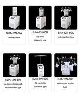 Machine de lyophilisation de laboratoire de type au sol 4L SJ-12N-60D avec piège à froid -60°C pour la préparation d'échantillons et la recherche