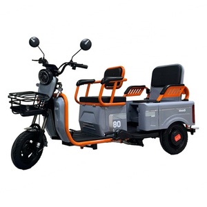 Nouveau tricycle électrique de haute qualité avec sièges pliables, tricycle à double usage passagers et marchandises, moto tricycle - Product Image 1