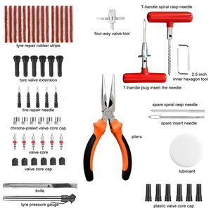 Xe Máy Xe Ô Tô Xe Tải Đâm Lốp Công Cụ Không Có Phẳng Lốp Sửa Chữa <span class=keywords><strong>Kit</strong></span> Chuyên Nghiệp Nhiệm Vụ Nặng Nề Lốp Cắm Vá <span class=keywords><strong>Kit</strong></span> Cho Sửa Chữa Một Căn Phẳng - Product Image 5