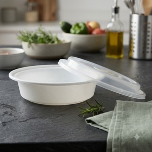Recipientes de Plástico PP para Alimentos con Tapas, Cajas Desechables para Comida para Llevar, Almuerzo, Meriendas y Almacenamiento Diario de Alimentos - Product Image 1