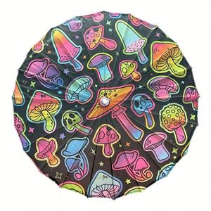 Sombrilla de Bambú Ecológica, Tallada a Mano, Estilo Romántico, con Detalle Luminoso - Product Image 5