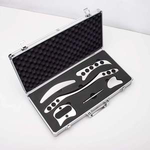 Acero inoxidable Gua Sha Iastm Herramientas de raspado muscular Herramienta de masaje de tejido blando Herramienta de masaje facial de cuerpo de acero inoxidable Guasha - Product Image 2