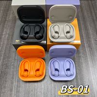 Headset Nirkabel BS-01 Mekanis Keren Transparan Headset Mini Olahraga Luar Ruangan Headset Nirkabel Portabel untuk Pelajar