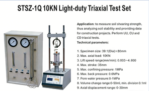 Máquina de Ensayo Triaxial de Trabajo Ligero YF STSZ-<span class=keywords><strong>1Q</strong></span> 10KN / Aparato Triaxial - Product Image 3
