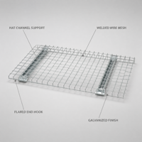 Plateau en treillis soudé sur mesure de type F pour rayonnages à poutres, haute capacité de charge, centre de distribution