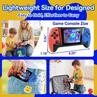 Nouvelle console de jeu portable Q21 nostalgique avec 500 jeux classiques intégrés, grand écran, appareil portable pour deux joueurs