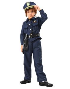 Dress Up Costume de policier américain pour enfants Garçons Cop Uniform Costume avec accessoires - Product Image 1