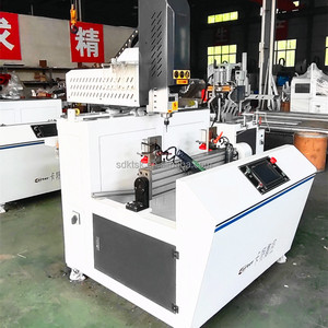 เครื่องเจาะกัดซีเอ็นซีแบบอัตโนมัติควบคุมด้วย PLC ขนาด 1200 มม. สำหรับงานผลิตหน้าต่างและประตู UPVC/PVC ทำจากอลูมิเนียมโปรไฟล์ - Product Image 4