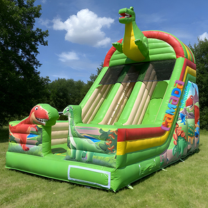 Dinosaur Party <strong>Slide</strong> Double- Lane Dry <strong>Slide</strong> Jumping Bouncy <strong>Indoor</strong> <strong>Slide</strong> Outdoor Castle Playground Equipment for Kids Dino <strong>Slide</strong> - Product Image 4