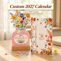Calendrier de bureau 2027 personnalisable, calendrier perpétuel de bureau 2027, support de versets bibliques personnalisé pas cher, moderne, simple, mini
