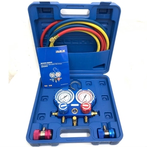 Manomètre de collecteur de réfrigérant Value VMG-2-R134A-B avec connecteur rapide, double vanne, pour remplissage de liquide de climatisation - Product Image 3