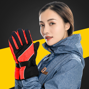 Outdoor Winter Gloves Fleece Lined Waterproof For Skiing Cycling Mountaineering Unisex Adult Size Large - Product Image 3
