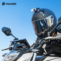 Support de fixation pour moto Insta360, pince de guidon Super Moto pour casque, compatible Insta 360 X4 X3 ONE X2 Ace Pro 2, accessoires d'origine