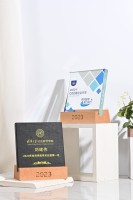 Trophées de cristal en bois massif créatifs personnalisés Prix annuels haut de gamme pour les agents de distribution Gravure sur plaque personnalisée pour souvenirs