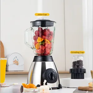 Mesin es rumah tangga portabel profesional Potable 2,2 L, blender Susu untuk kedelai/