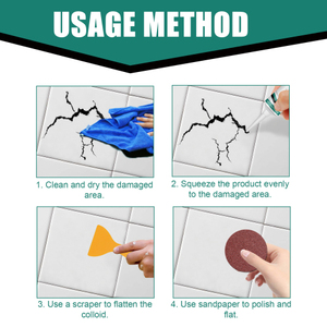 Jue-balık macun çatlak tamir kiremit hızlı kurutma yapıştırıcı mermer küvet mobilya tuvalet - Product Image 4