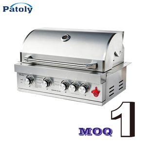 Best Seller Outdoor <strong>Gas</strong> <strong>BBQ</strong> Grill 304 Stainless Steel Visible Window <strong>Charcoal</strong> Barbecue Outdoor Smoker - Product Image 1